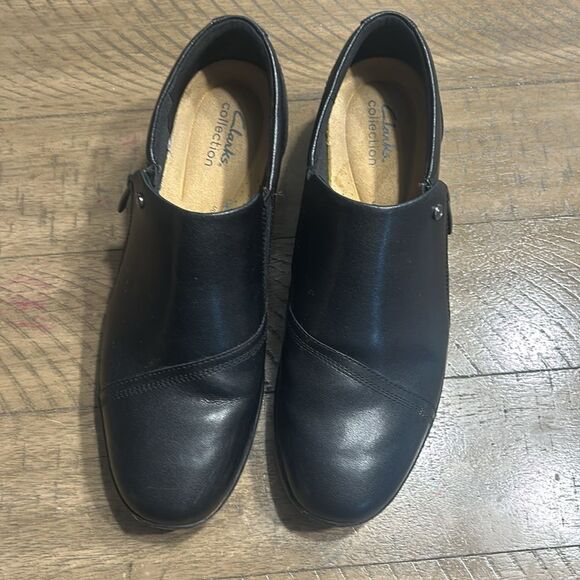 Clarks leather ankle boot size 11 wide - Picture 2 of 15